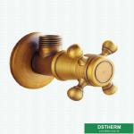Bathroom G1/2" Thread Brass Chrome Plated Angle Valve Brass Color Coated Popular