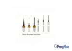 Diamond Dental Milling Burs , Zirconia Roland CAD CAM Bur Dental Tool