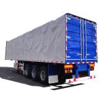 CIMC Side Curtain Semi Trailer 3 axle van type box semi trailer for pallet cargo