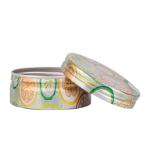50mL 60mL 80mL Aluminium Screw Cap Jar Lemon Print Aluminum Cosmetic Containers