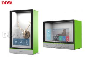 China Digital Signage Transparent Monitor Screen WLED 1920x1080 Resolution For Cosmetics Store factory