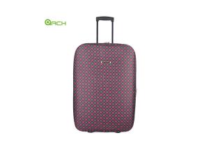 China Printing 600D Polyester Travel Trolley Lightweight Luggage Bag with Expander factory