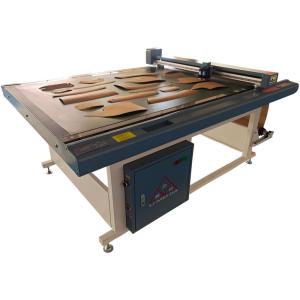 China 1200mm/s Flatbed Inkjet Cutter Machine For Kraft White Paper Board Manufactured on sale