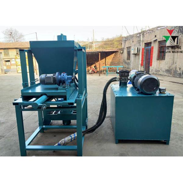 China 7.5 Kw Hydraulic Coconut Shell Charcoal Briquettes Making Machine factory
