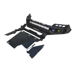 China Car Body Kit Steel Front Bumper for Nissan Navara NP300 Original Car Hole Installation factory