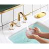 Buy cheap Two Handle OEM Three Hole Retro Bathroom Sink Faucets from wholesalers