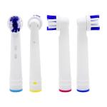 Dense Bristles Rotating Toothbrush Head Spin Brush Replacement Heads Deep