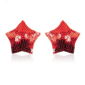 China FN011 Suppliers of Women Sexy Star Sequin Pasties Breast Petal factory