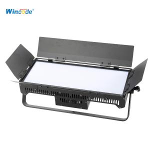 China Professional 150W 100W Studio LED Panel Light High CRI 95 RDM DMX512 w/Barn Doors factory