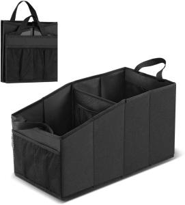 China Large Shopping Car Organizer Bags Grocery Foldable Front Back Seat Truck 19X10X10&quot; factory