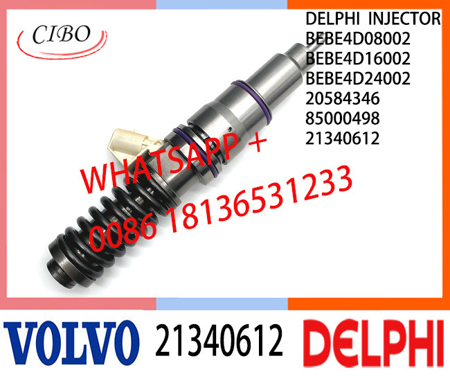Common Fuel Diesel Injector 21340612 BEBE4D08002 BEBE4D16002 BEBE4D24002 20584346 85000498 E3.18 for VOL D13 EURO 3