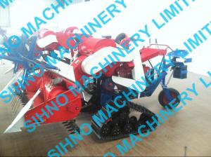 China 4L-0.7 mini paddy combine harvester with crawler factory