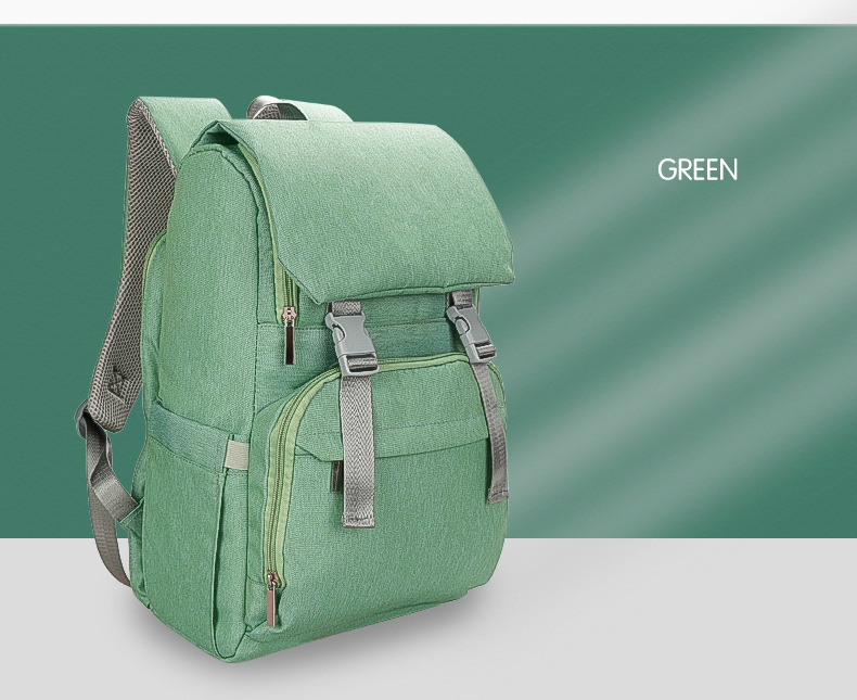 Waterproof Mommy Diaper Bag Large Capacity Backpack Organizer Multifunction Baby Bags With Stroller Strap For Mom&Dad
