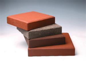 China Square Smooth Clay Paving Brick for Landscape Flooring Alkali Resistance factory