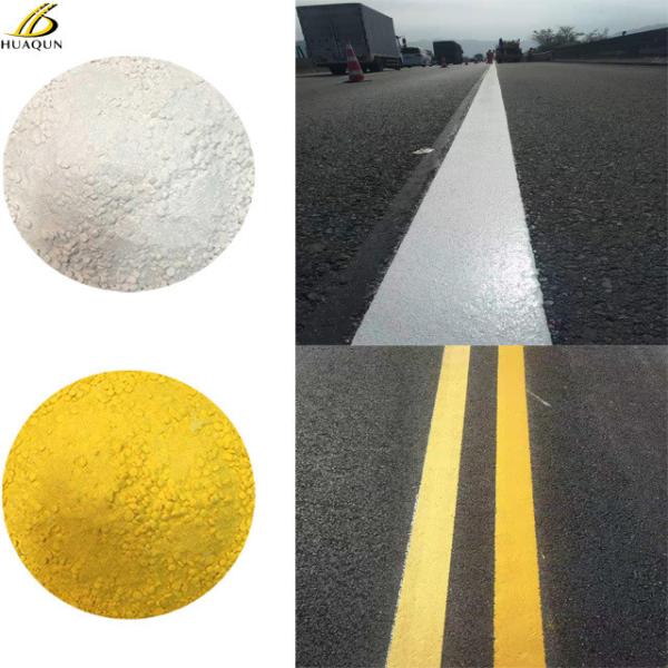 High Reflective Thermoplastic Paint , Hot Melt Marking Paint With Glass Beads