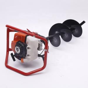 China OEM 52cc Petrol Gas Powered Earth Auger Post Hole Digger Borer Ground Drill factory
