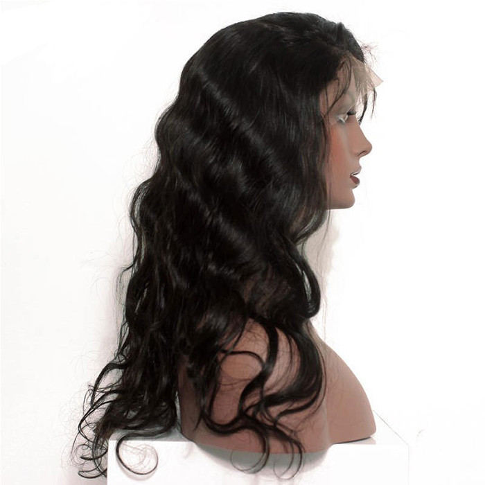 8 - 26 Inch Virgin Brazilian Full Lace Wigs For Women / Full Head Lace Wig