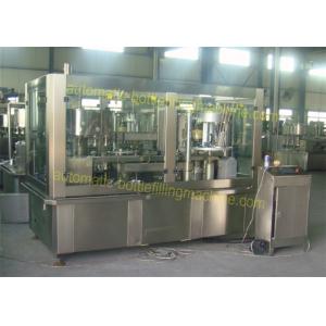Soft Drinks Rotary Filling Machine Frequency Conversion Timing 2.2KW For Market