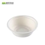 Biodegradable Sugarcane Bagasse Bowl 500ml(16oz) Sugarcane Pulp Customized 16oz