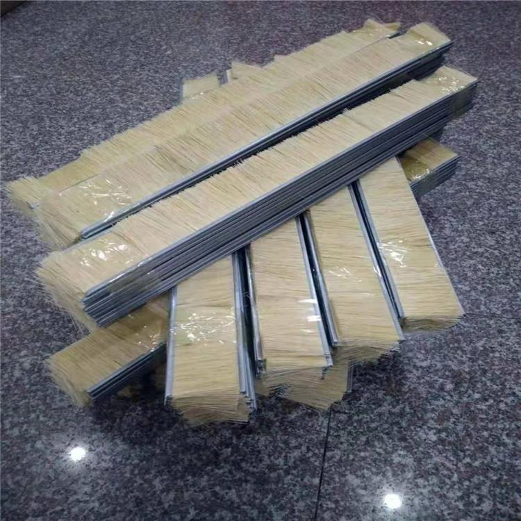 Custom Galvanized Iron Base Sisal Strip Brush For Wood Polishing