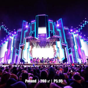 China Wedding Church Stage Advertising LED Video Wall P4.81 Automatic Calibration factory