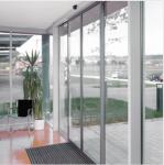 Slender fine-frame profiles Commercial Automatic sliding doors system 4800