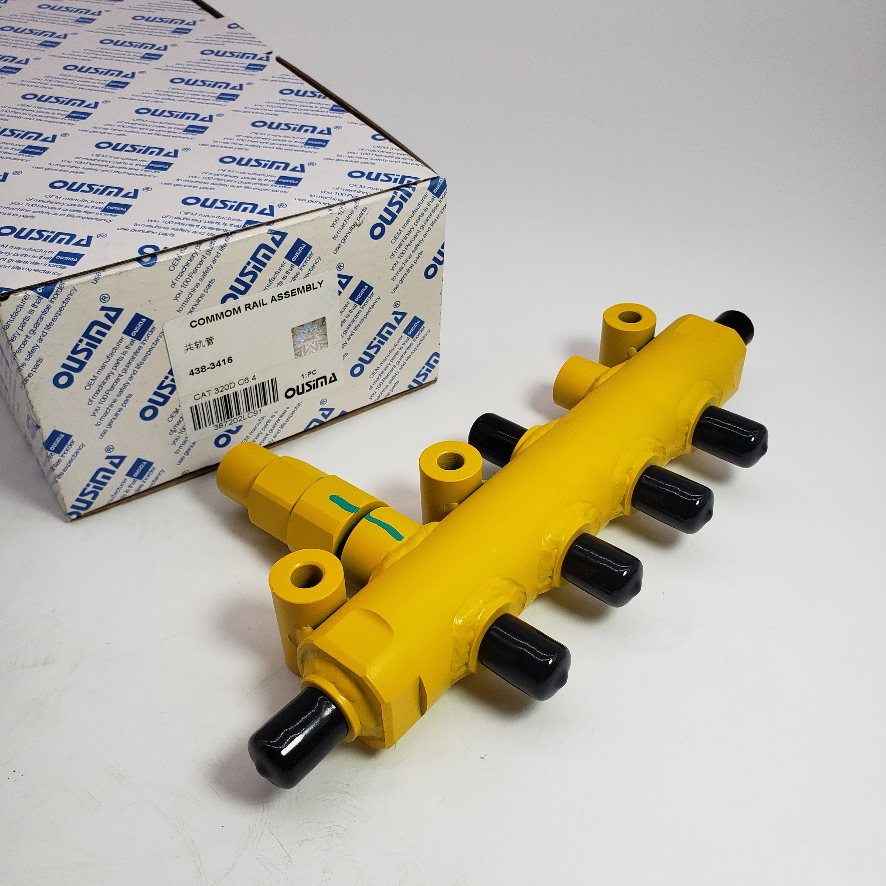 Fuel Common Rail 438-3416 For CAT 320D 323D C6.4