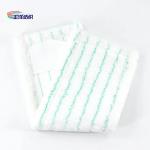 5x18 Inch Industrial Microfiber Dust Mop Green Stripes European Style Pockets