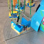 1.5kw Power Kids Theme Park Rides Flying Chair Load 12 Riders 3.5m Height