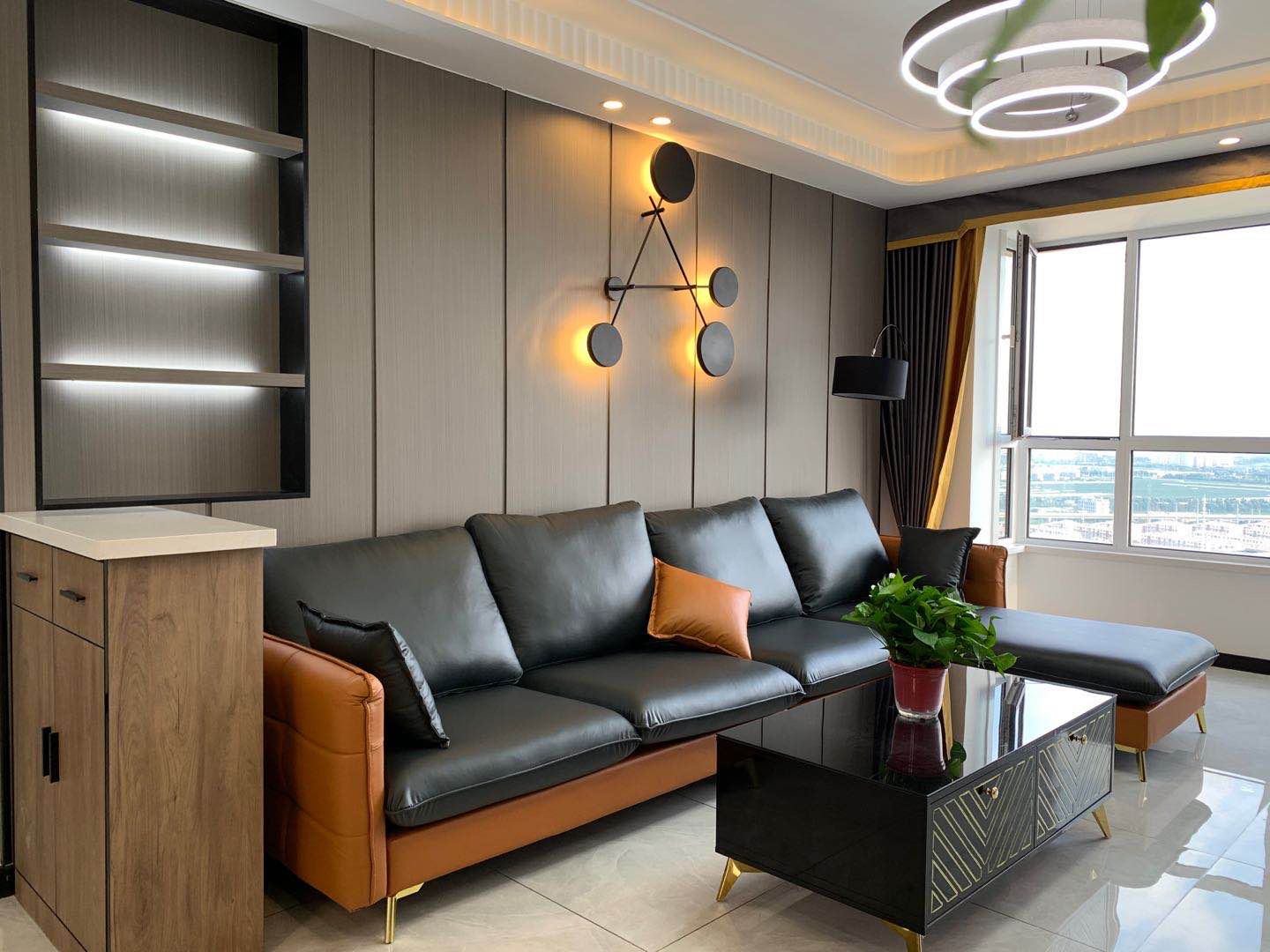 PVC Integrated Wall Panel Eco-friendly Indoor Background Wall