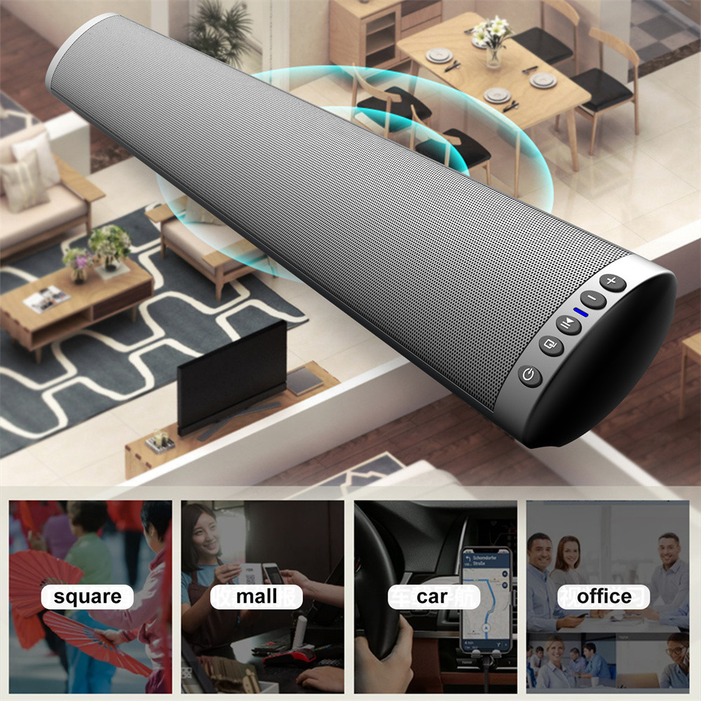 2.0 Channels Bluetooth Soundbar Speaker