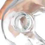 Collar Material Aluminum Plastic PP 500ml 750ml 1000ml Glass Bottle for Vodka