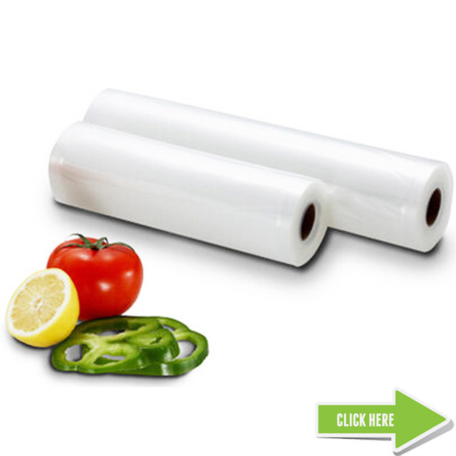 Customized Heat Seal Clear Vacuum Bags Flat Bottom 10 - 100MIC For Food