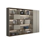 Modern Wooden Particle Board Office Storage File Cabinet with Large Capacity