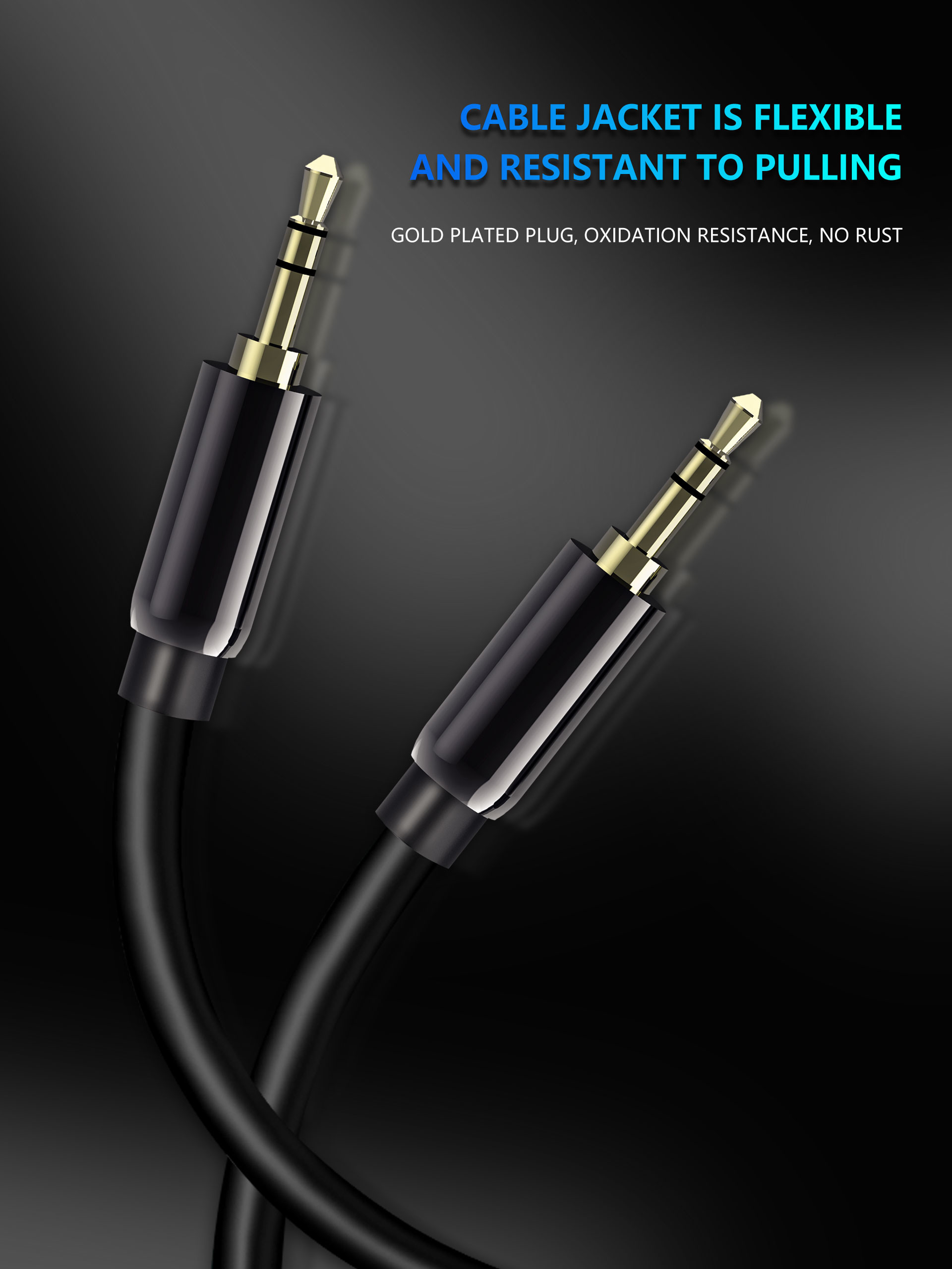 DC3.5 Male Male Aux Cable