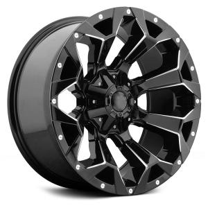 China A356.2 Matte Black Polished 17inch Off Road Rims factory