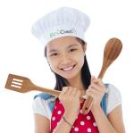Eco Friendly Bamboo Kitchen Supplies 4 Piece Non Scratch Bamboo Utensil Set