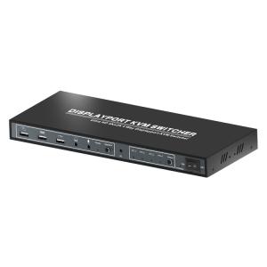 China ROHS Black 4 X 1 1080P HDMI DP KVM Switch factory