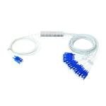 GPON 1X2 WDM SC UPC SM Low Loss Steel Tube SC Connector FBT PLC Splitter