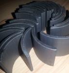 Y30BH C5 C8 Grade Ferrite Arc Magnet For BLDC Ceiling Fan Motor Eco Friendly
