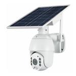 CCTV Security IP Camera White Waterproof 4G Solar Camera