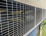 Black Galvanized Steel Grating 25x4 Mild Steel Grating Anti Slip