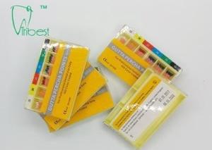 China 100pcs Absorbent Paper Point , Dental Gutta Percha Points Root Canal Compatible on sale