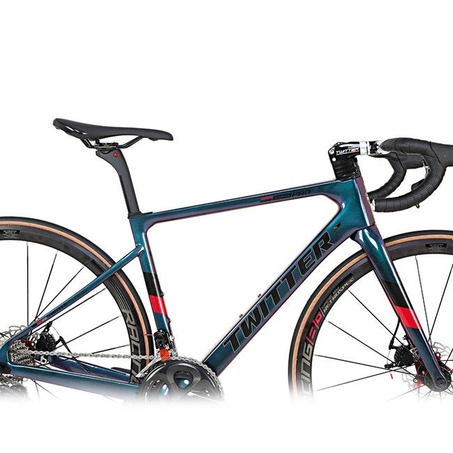 STEALTHpro Carbon Fiber Road Bike Holographic Color Sram RIVAL 22 Speed Disc Brake alloy Wheel