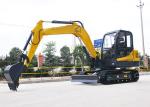High Efficiency Excavator Heavy Equipment With 3245mm Digging Radius 45kw