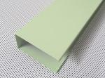 Galvanized Steel Light Blue Baffle Linear Metal Ceiling Powder Coated for