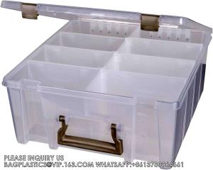 China Strong Pack Plastic Organizer Box Grids, Craft Organizer Storage With Adjustable Dividers, Bead Organizer, Fishing factory