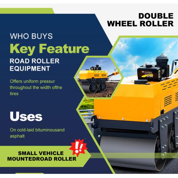 New Small Hand Roller Compactor Vibratory Road Roller Walk Behind Road Roller