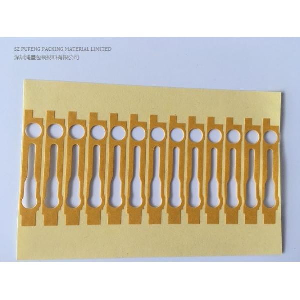 High Temperature Strong Double Sided Tape , Silicon ESD Polyimide die cut kapton tape
