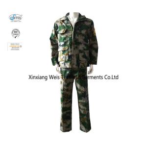 China Cotton Forest Military Combat Camouflage Fire Retardant Suit factory